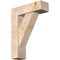 Ekena Millwork Traditional Craftsman Smooth Bracket w/ Offset Brace, Douglas Fir, 7 1/2"W x 24"D x 32"H BKT0806X24X32TRA04SDF - alternate 1